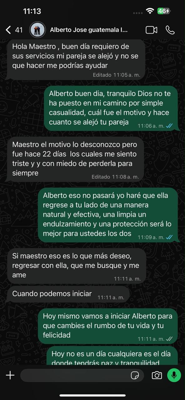 Testimonio compartido por un cliente, imagen 2